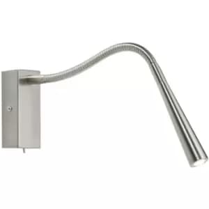 Netlighting Madison 1 Light Indoor Wall Light Brushed Chrome