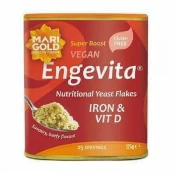 Engevita Iron & Vitamin D Yeast Flakes - Red - 125g