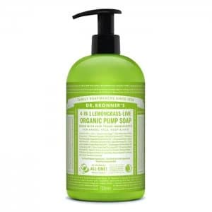 Dr Bronner Dr Bronner Dr Bronner Organic Pump Soaps Sugar Lemongrass Lime 710ml