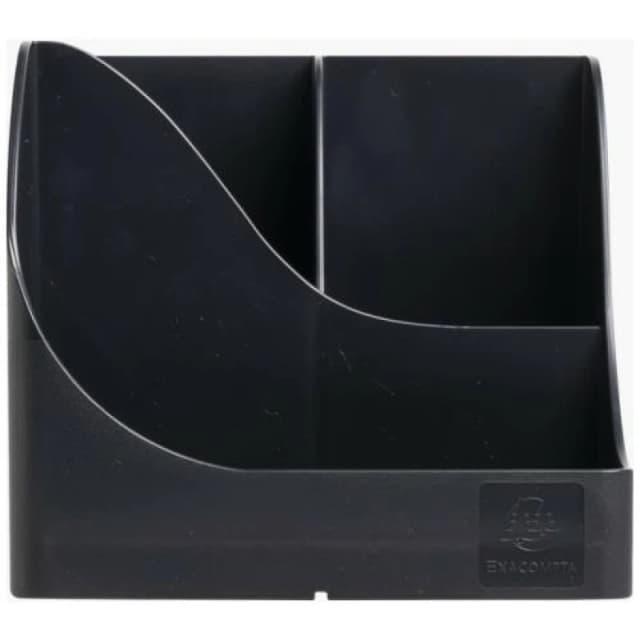 Exacompta Neo Deco Pen Wave Pen Pot 155 x 199 x 109mm Black Each - EXR45352EX