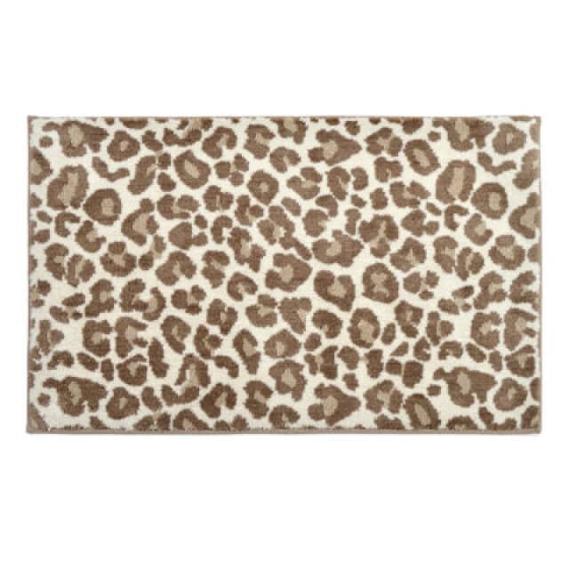Allure Bath Fashions Leopard Bath Mat Non-Slip - Natural