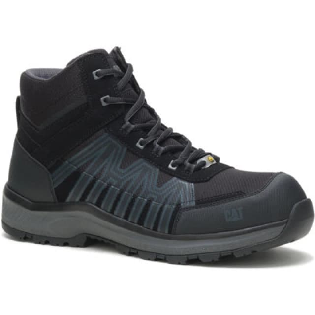 CAT Workwear Mens Charge Hiker Saftey Boots UK Size 11 (EU 45) Black/Orange CAT839-BLKOR-11