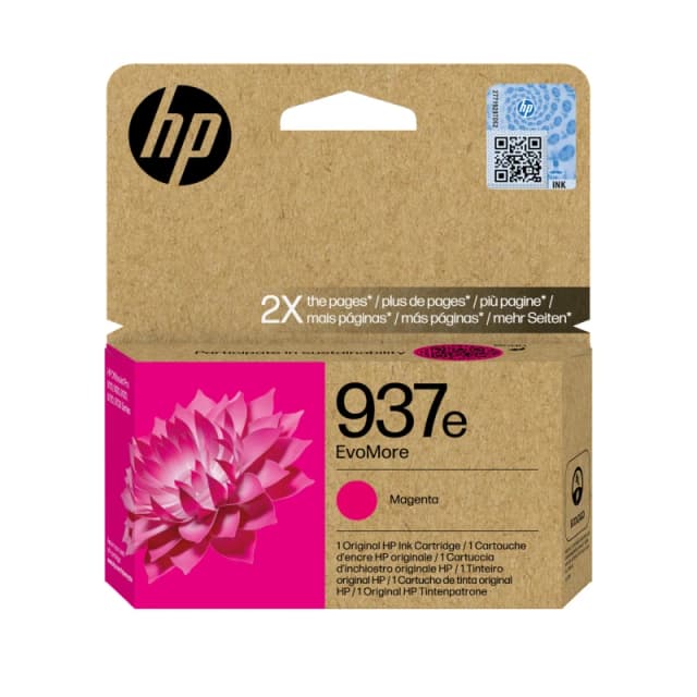 HP 937e EvoMore Magenta High Capacity Ink Cartridge - 4S6W7NE (Original)