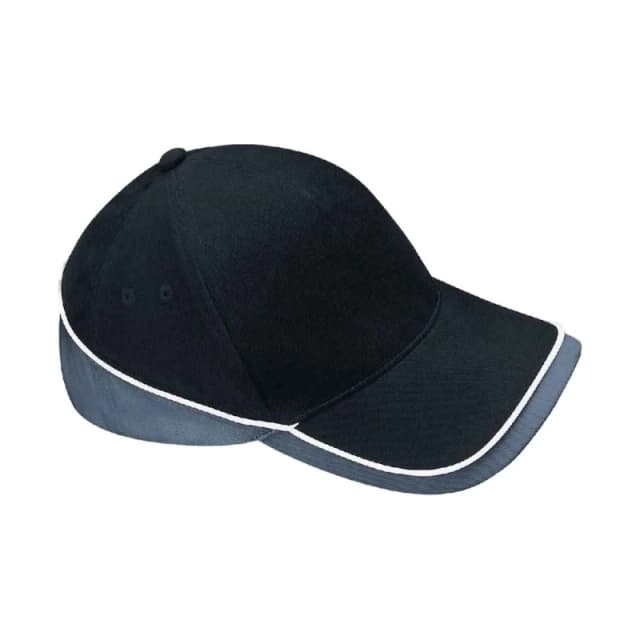 Beechfield Beechfield Men Teamwear Competition Cap in Black One Size Male 5063527315724