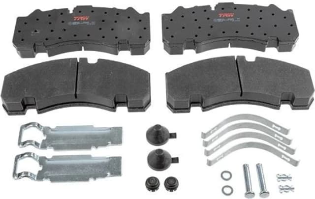 TRW GDB5091 Brake pad set prepared for wear warning indicator Brake Pad Set,disc brake (402)
