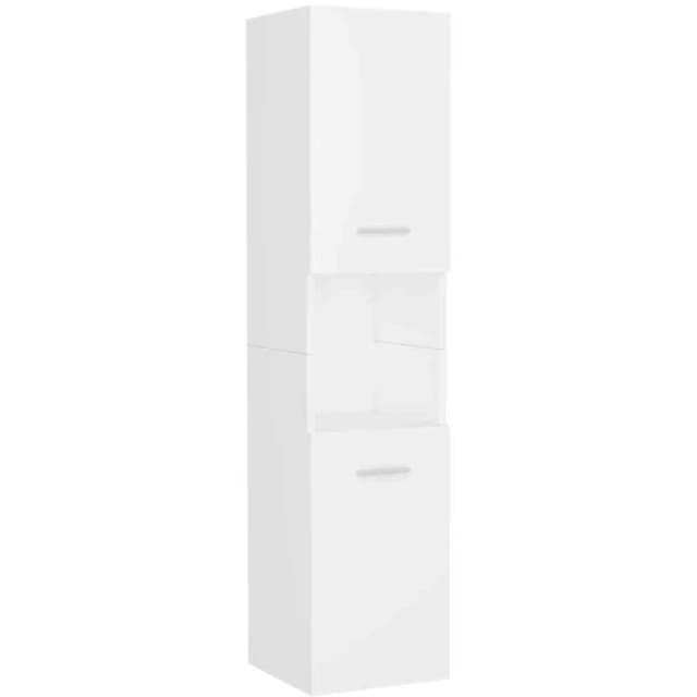VIDAXL Vidaxl - Bathroom Cabinet White 30x30x130cm Engineered Wood 8720286221822