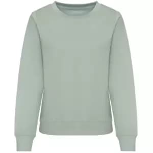 Awdis Womens/Ladies Sweatshirt (M) (Dusty Green)