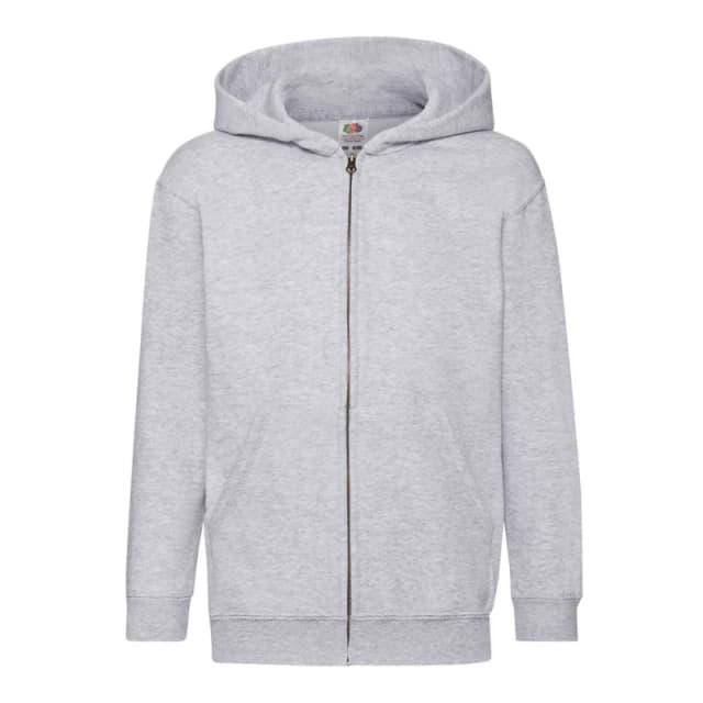 Fruit Of The Loom Heather Classic Hoodie Grey unisex