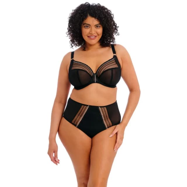 Elomi Womens underwired plunge bra Elomi Matilda Noir Female 85J