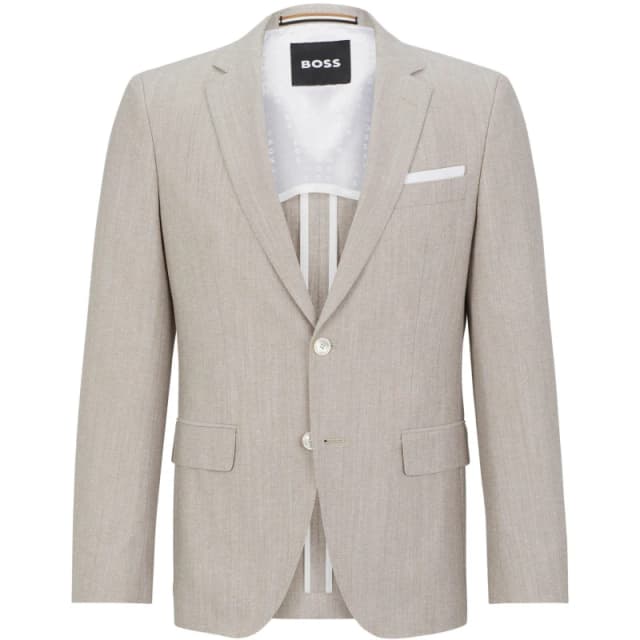 Boss Mens H Hutson Blazer Medium Beige male 36 (46)