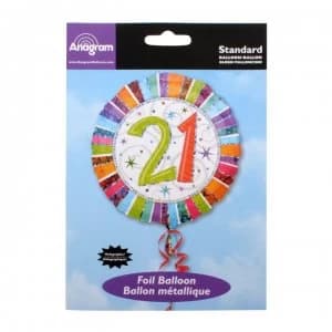 Partymor Bday 21 Foil Bal 74