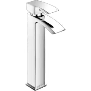 Deva Swoop Taps Tall Basin Mixer in Chrome