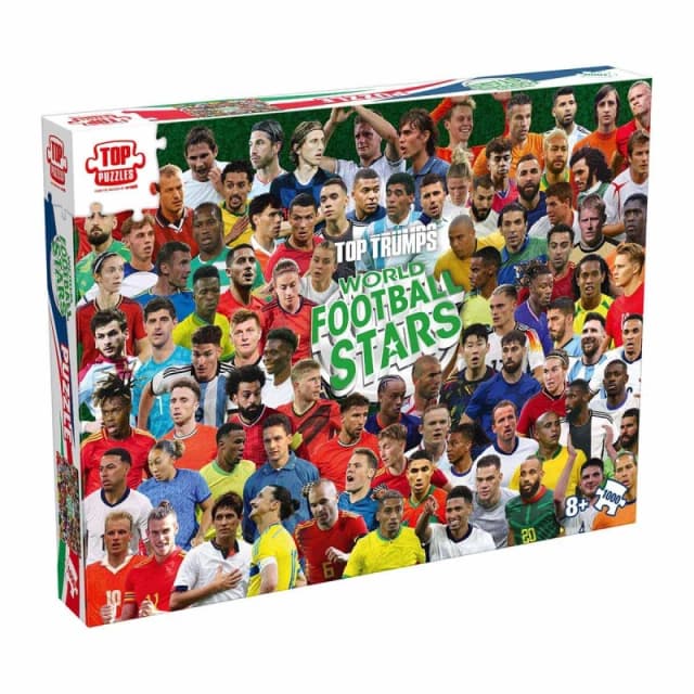 World Football Stars 1000 Piece Jigsaw Puzzle (New)