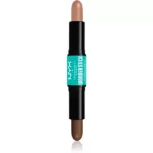 NYX Professional Makeup Wonder Stick Dual Face Lift Two-Tone Contouring Stick Shade 04 Medium 2x4 g
