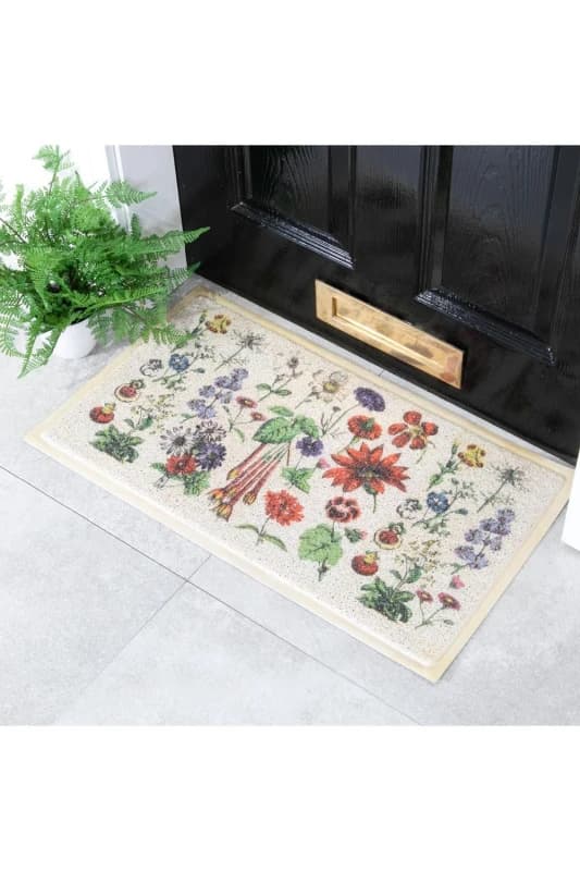 Artsy Doormats Multi Botanicals Doormat (70 X 40Cm), Multi DMW-BOTANICALS-