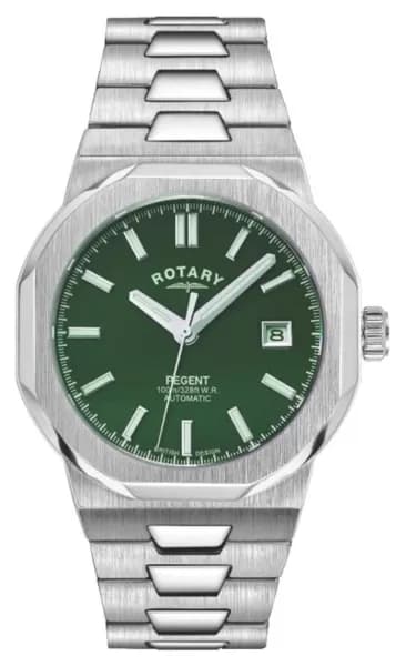 Rotary GB05410/24 Mens Regent Automatic Green Dial Watch