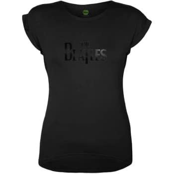 The Beatles - Drop T Womens Large T-Shirt - Black