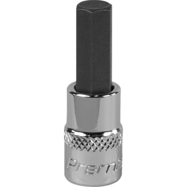Loops 7mm Forged Hex Socket Bit - 1/4" Square Drive - Chrome Vanadium Wrench Socket Multi