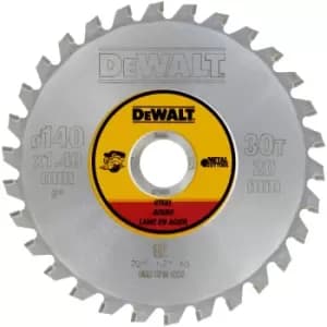 DEWALT - DT1923 Circ saw metal blade 140mm x 20mm x 30T