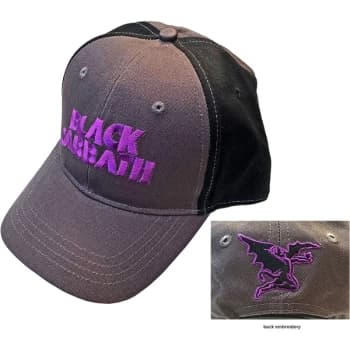 Black Sabbath - Wavy Logo Unisex Baseball Cap - Black Grey