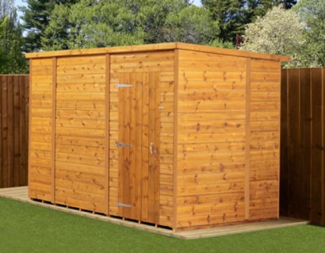 Empire Sheds Empire Modular Pent 10X6 Single Door No Windows