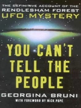 You Cant Tell the People by Georgina Bruni Paperback