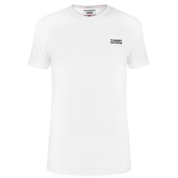 Tommy Jeans Modern Jaspe T Shirt - Classic White