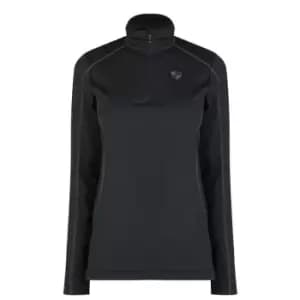 Ziener Jemi Zip Fleece Top Womens - Black