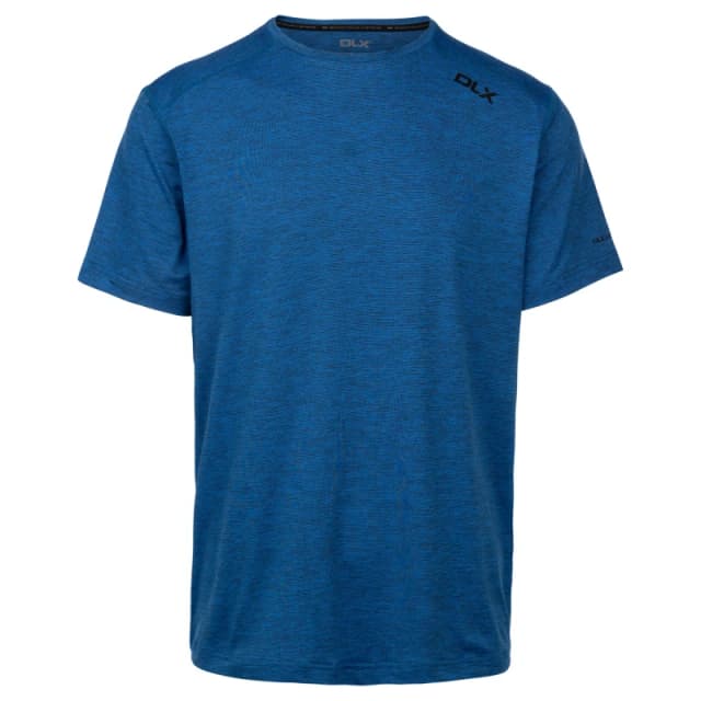 Trespass Trespass Men Doyle DLX Marl T-Shirt in Blue Size: large Blue L Male 5063693783068