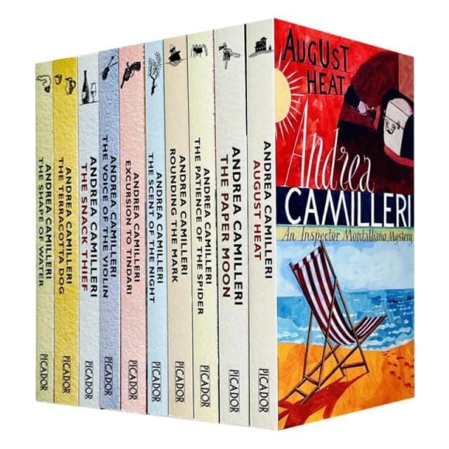 Inspector Montalbano Mysteries 10 Book Set Andrea Camilleri Paperback Edition Deluxe Andrea Camilleri Books
