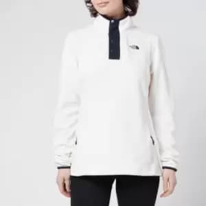 The North Face Womens Homesafe 1/4 Zip Fleece Pullover - Beige - L