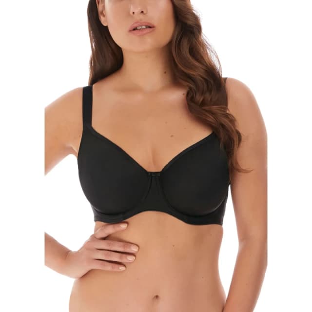 Fantasie Seamless underwired balconnet bra For Her Fantasie Smoothing Noir Female 85D