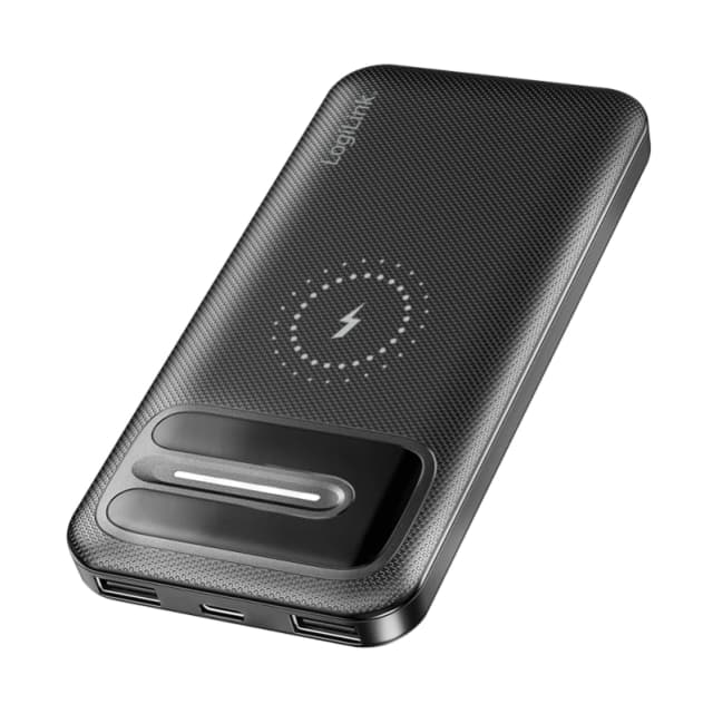 LogiLink PA0343RF power bank Lithium Polymer (LiPo) 10000 mAh Wireless