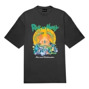 Rick & Morty T-Shirt Rest + Ricklaxtion Size L