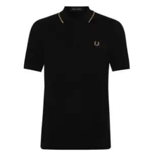 Fred Perry Tip Knit Shirt - Black