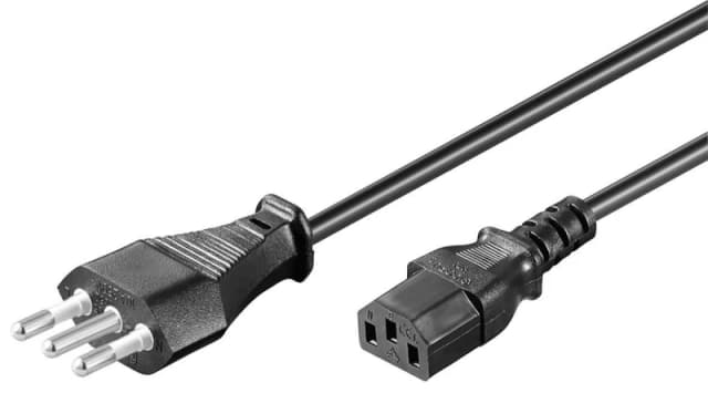 Microconnect PE100418 power cable Black 1.8 m Power plug type L C13 co