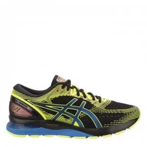 Asics Nimbus 21 Mens Running Shoes - Black/Yellow