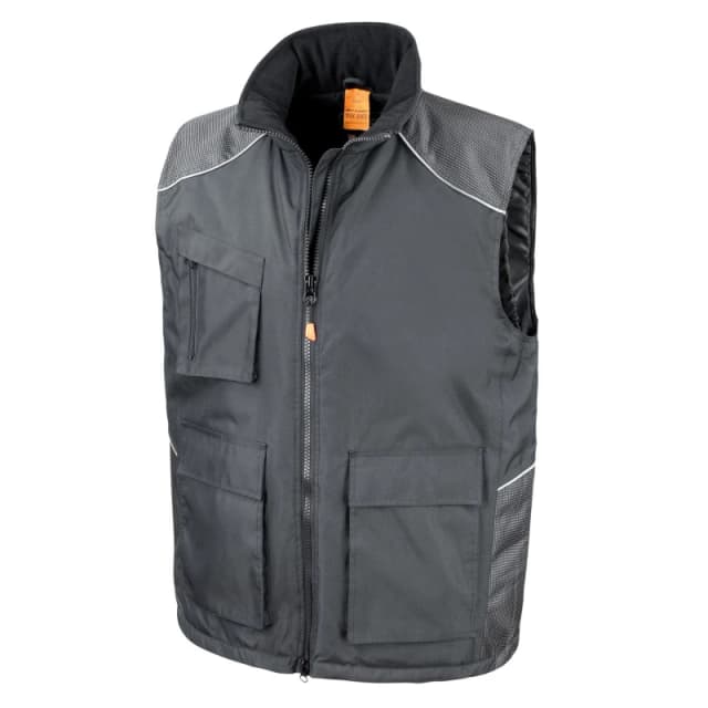 Result Result Men Vostex Gilet in Black Size: Small Black S Male 5063527376572