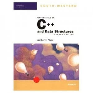 Fundamentals of C++ and Data Structures Advanced Course by Thomas Naps Hardback