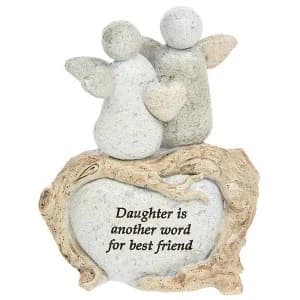 Pebble Art Angel Daughter Ornament