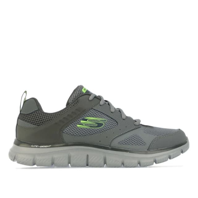 Skechers Track Syntac Trainers Charcoal male UK 6