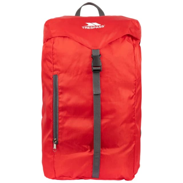 Trespass Venoy Packaway Rucksack Red unisex