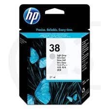 HP 38 Light Grey Ink Cartridge