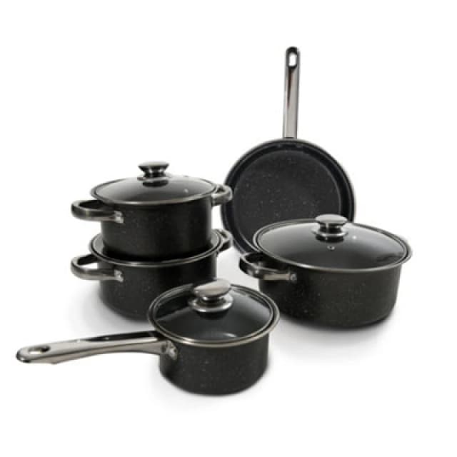 Carter & Clay 9 Piece Non-Stick Marble Cookware Set