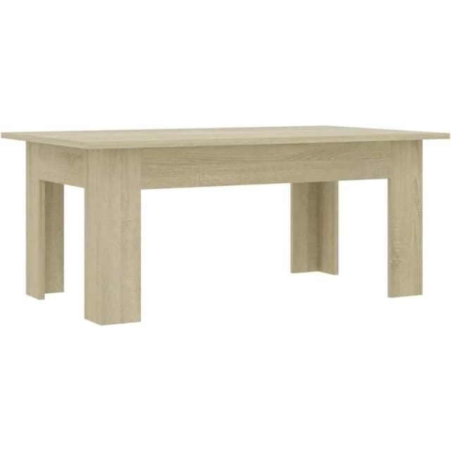 VIDAXL Coffee Table Sonoma Oak 100x60x42cm Engineered Wood Vidaxl 801182
