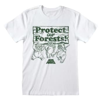 Star Wars - Protect our Forests Unisex Medium T-Shirt - White