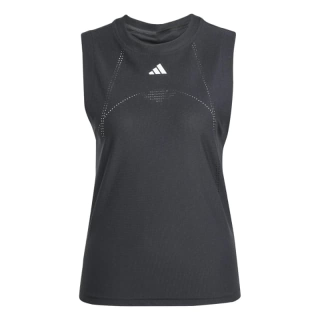 adidas Roland Garros Match Vest Womens Black female 10 (S)