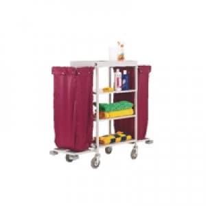 Slingsby Maid Service Trolley Burgundy Bags 306769