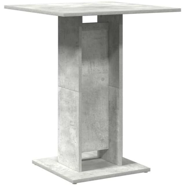 VIDAXL Bistro Table Concrete Grey 60x60x75cm Engineered Wood Vidaxl 802106