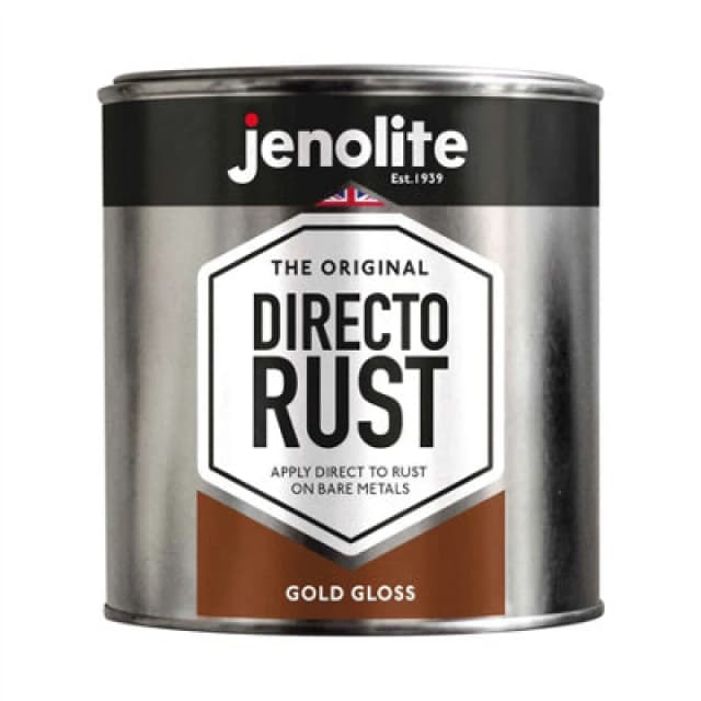 Jenolite Directorust Metallic Gloss Primer Paint - Gold - 1L